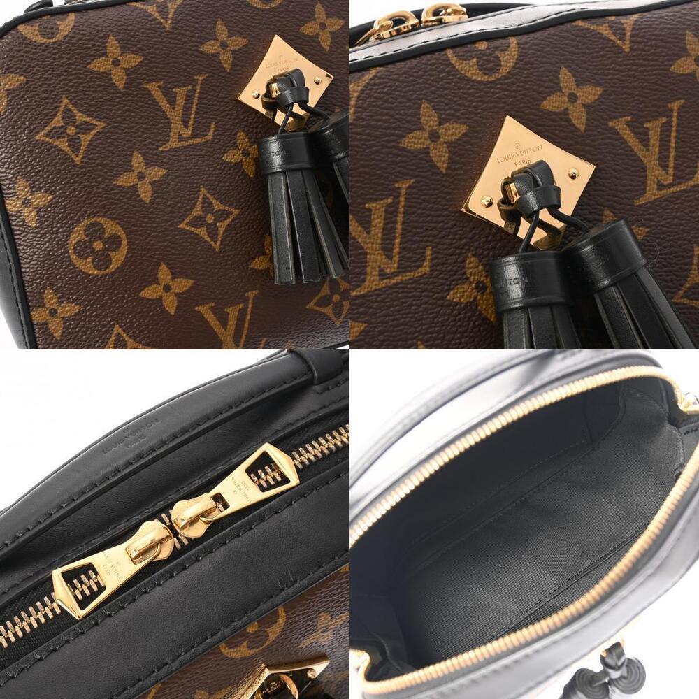 Louis Vuitton Bag Canvas Saintonge Shoulder Black Noir Monogram - Picture 10 of 11